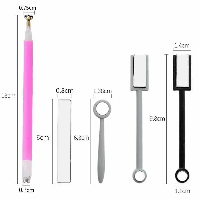 Nail Art Magnetic Stick Wand Pen Multiple Styles Cat Eye Magnet UV Zpaxo