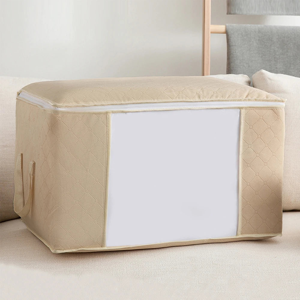 Large Capacity Clothes Storage Bag Foldable Blanket Storage Containers for Organizing Bedroom Closet Zpaxo