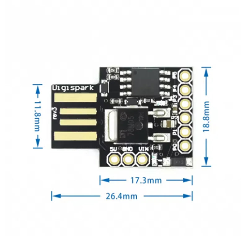 ATTINY85 Digispark Kickstarter Mini USB Development Board Compatible with UNO R3 Zpaxo