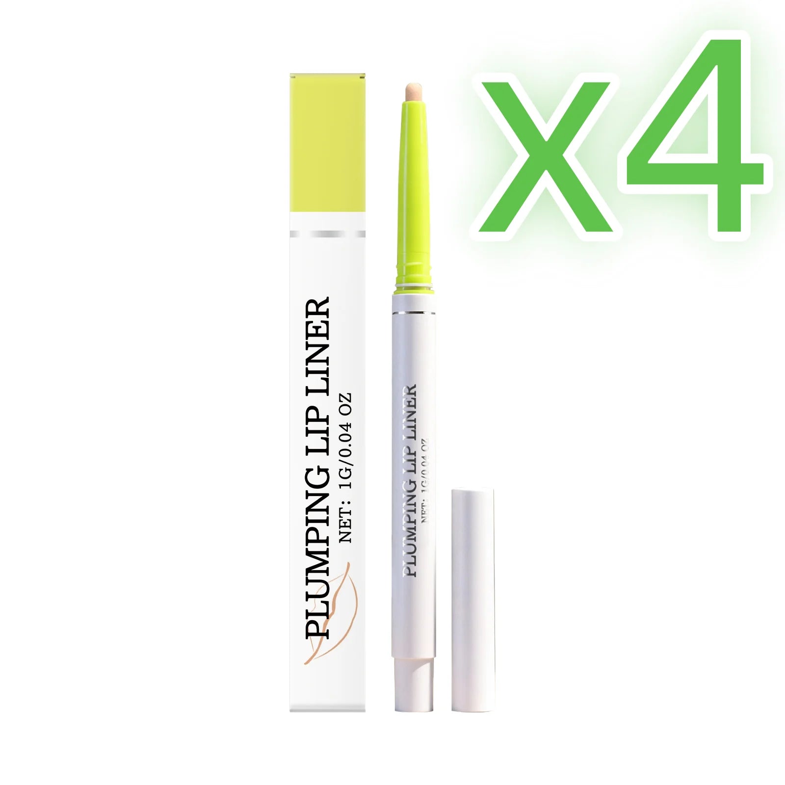 Waterproof Matte Lip Liner Pencil – Plumping & Long-Lasting Lip Liner Pencil Zpaxo 1pc Boxed x4