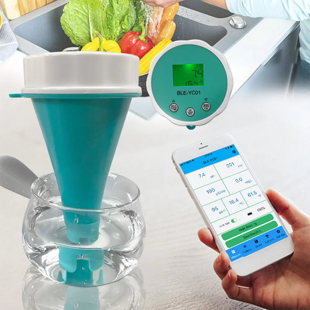 1 Smart Floating Swimming Pool Water Analyzer APP Online Monitor Test