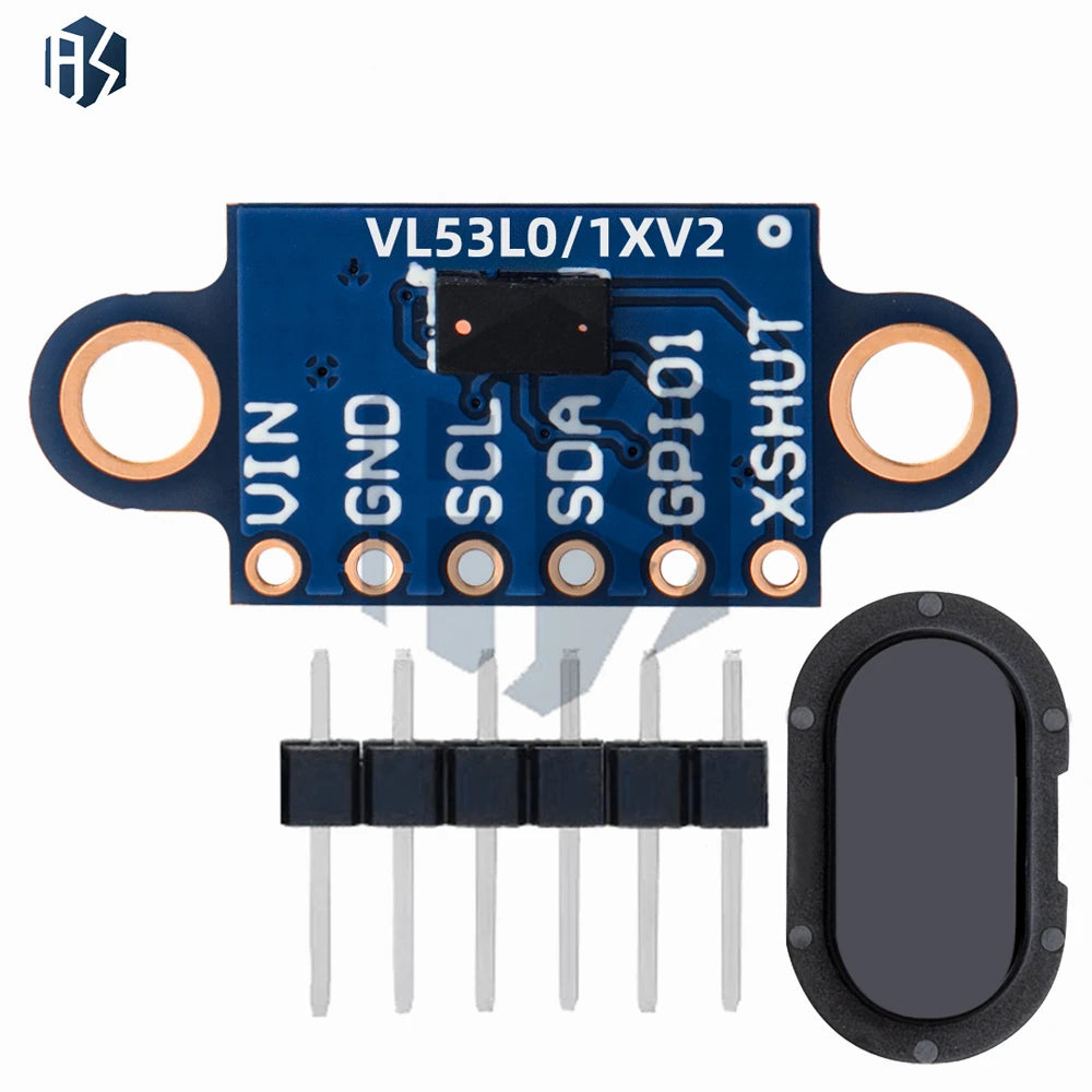 VL53L0/VL53L3CX ToF Distance Sensor, 3M 940nm IR I2C High Precision Rangefinder for Arduino Zpaxo