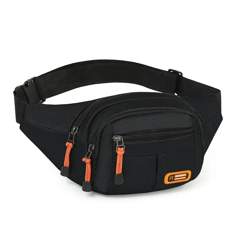 Mobile Waist Bag For Both Men And Women Multifunctional Large Capacity Anti Splash Business Wear-resistant Construction Site Zpaxo black