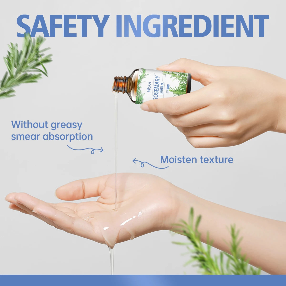Aceite Fortalecedor Del Cabello Cuero Cabelludo Menta Y Romero Zpaxo