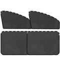 Magnetic Design Car Sunshade Folding Mesh Material UV Protection Zpaxo 4 PCS
