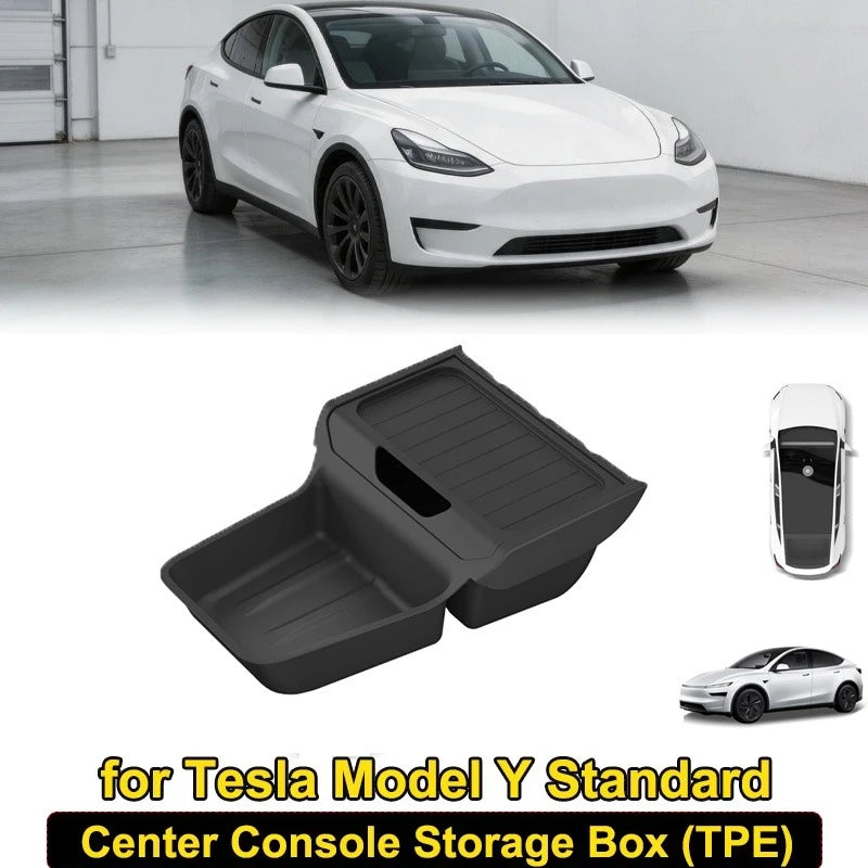 Tesla Model Y 2025–2026 TPE Console Organizer Insert Tray