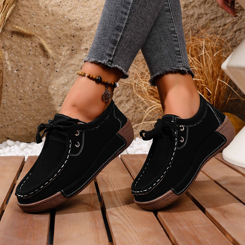 Plus Size Women Loafers Casual Soft Sole Anti-Slip Flat Shoes Women Spring 2025 New Comfortable Sneakers Women Zapatos De Mujer Zpaxo