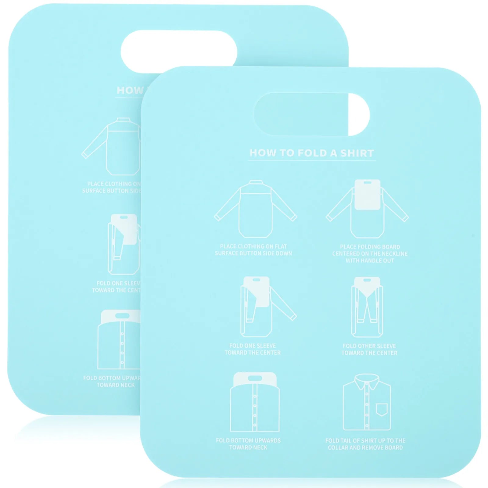Shirt Folding Board Clothes Folder Aid Portable Anti-wrinkle