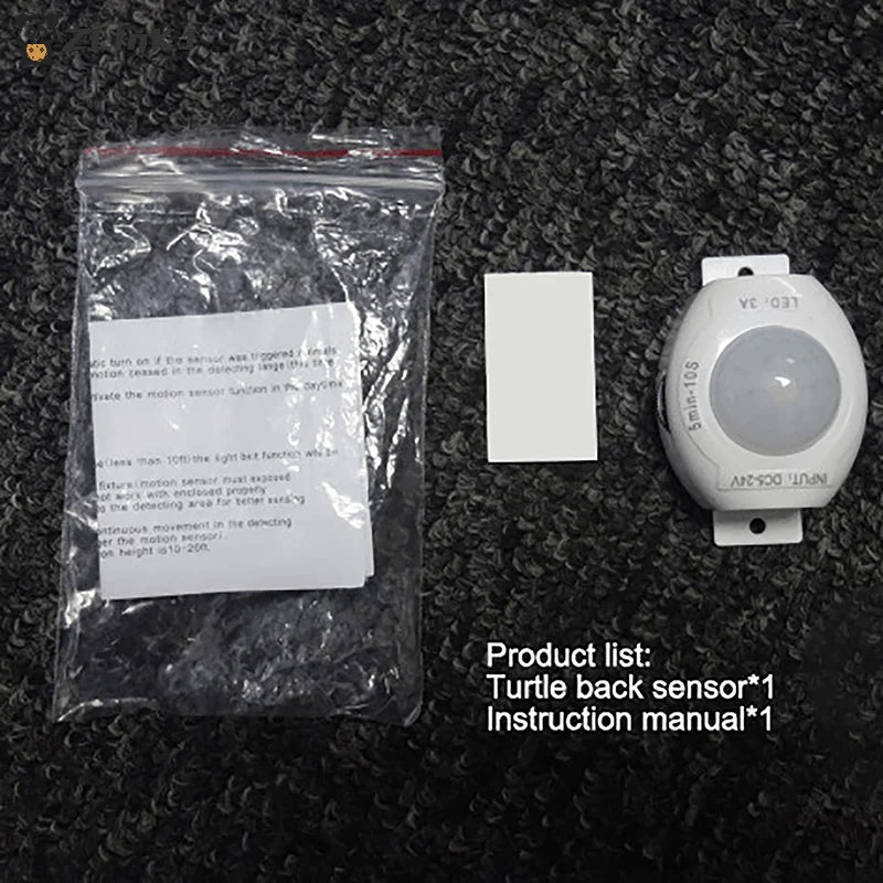 Time Delay Adjustable Infrared Sensor Light Switch For LED Strip DC12V 24V Infrared Induction Detector LED Motion Sensor Switch Zpaxo
