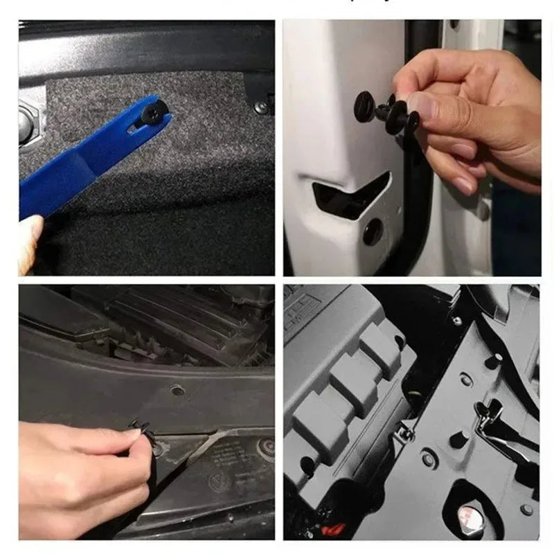 Universal Car Plastic Rivet Fastener Clips – 20 to 120 Pcs Set