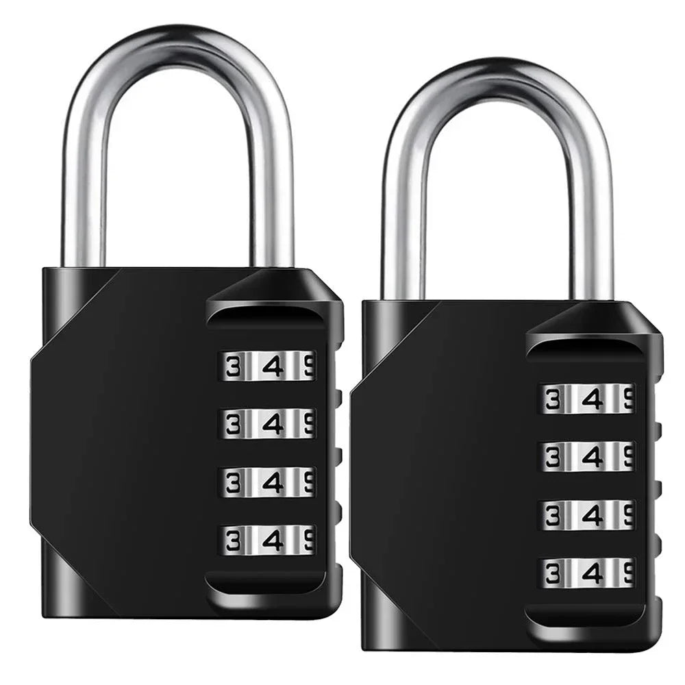 Combination Lock Resettable 4 Digit Padlock Waterproof Heavy Duty