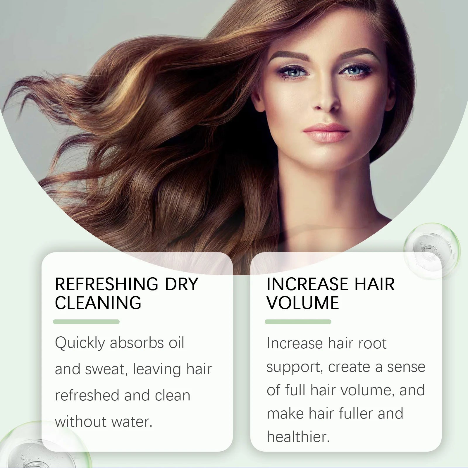 Refreshing Hair Dry Shampoo Cleaning Grease Sweat Strengthening Roots Zpaxo