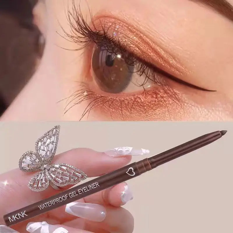 Waterproof Eyeliner Pen White Black Brown Long Lasting Quick-drying Pencil Not Blooming Liquid Eyeliner Gel Eyes Makeup Cosmetic Zpaxo