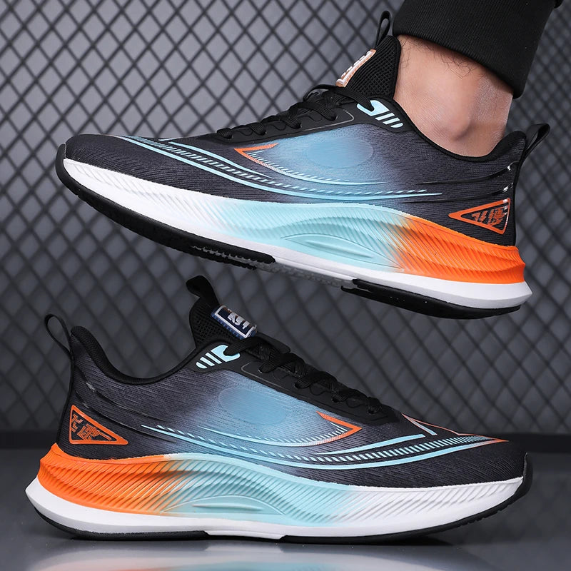 Men's Casual Sneakers Luxury Trainer Shoes Breathable Race Running