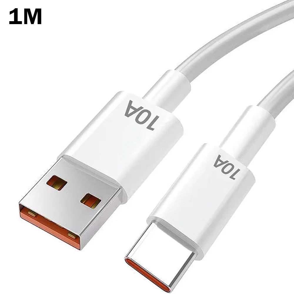 120W 4-Port USB-C Fast Charger | Quick Charge 3.0 Wall Adapter USB Wall Charger Zpaxo 1M 10A Cable