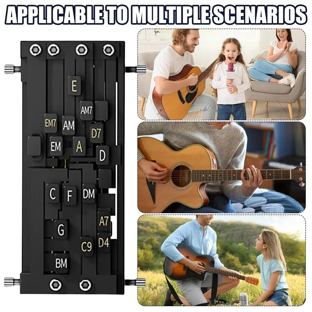 Guitar Chord Helper Assistant Tool Learning System Portable Band