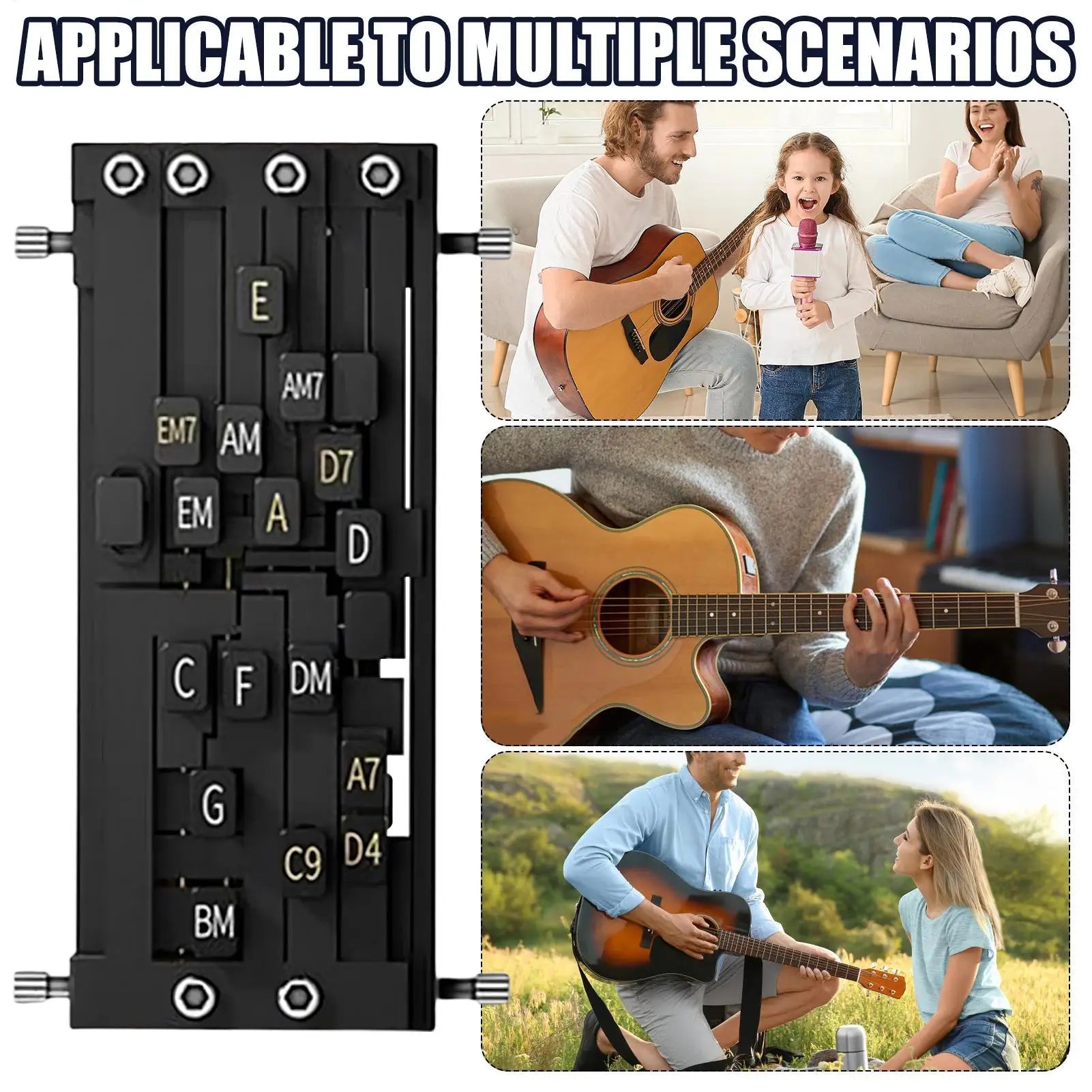 Guitar Chord Helper Assistant Tool Learning System Portable Band