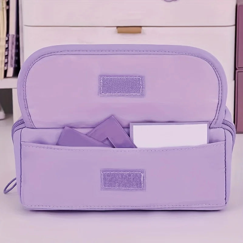 Large Capacity Pencil Case Durable Versatile Tabletop Storage Box