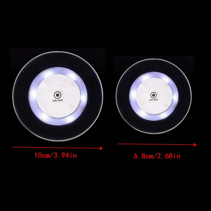 Bar Table Decoration Accessories LED Coaster Acrylic Cocktail Flash Zpaxo