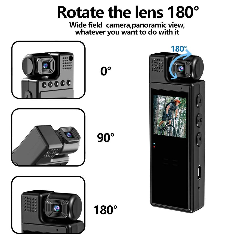 Mini Camera 1080P Wifi Screen Portable Digital Video Recorder Bodycam