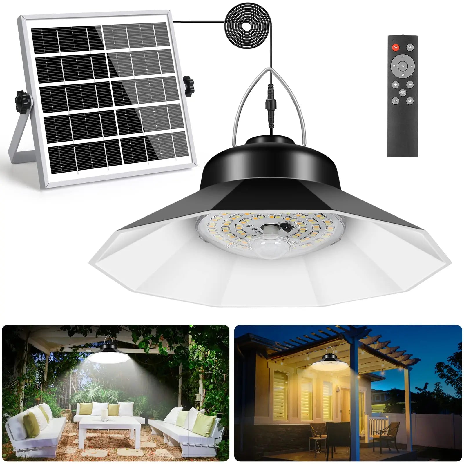 Outdoor Solar Shed Light 192 LED Motion Sensor 5 Modes Waterproof Zpaxo Single-98LED China Mainland