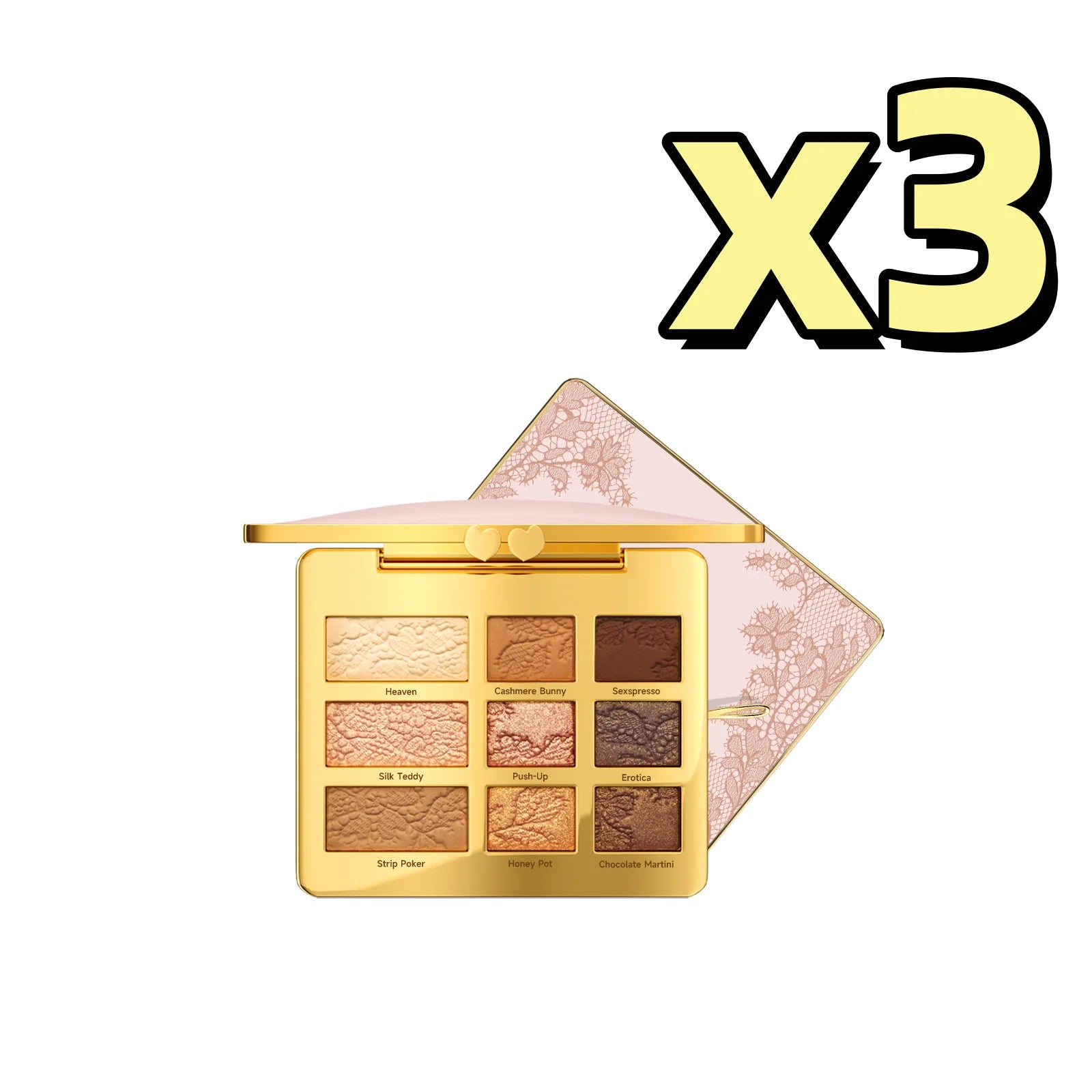 9 Color Eyeshadow Palette – Blendable, Waterproof & Long-Lasting Eyeshadow Palette Zpaxo 12g Boxed X 3PCS