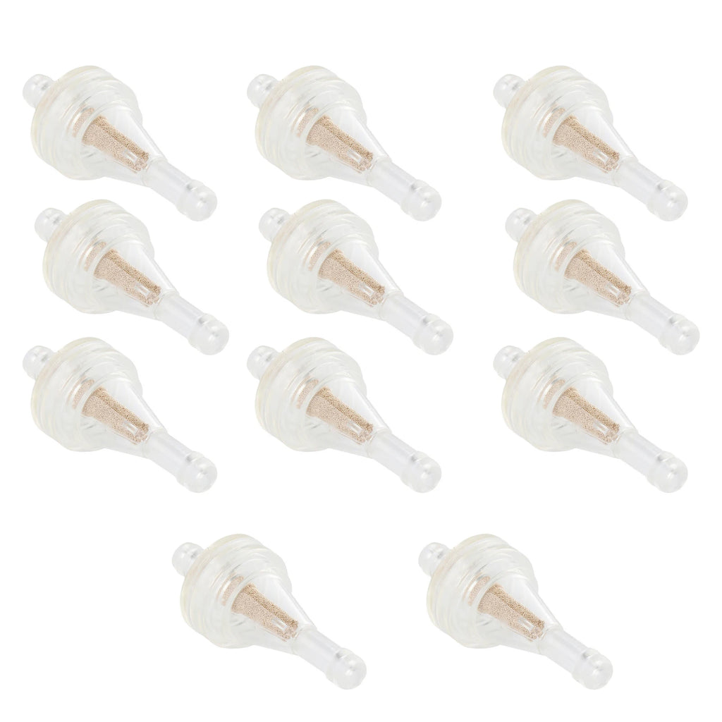 1 4 Inline Clear Gas Fuel Filters Replacement Small Plastic Universal