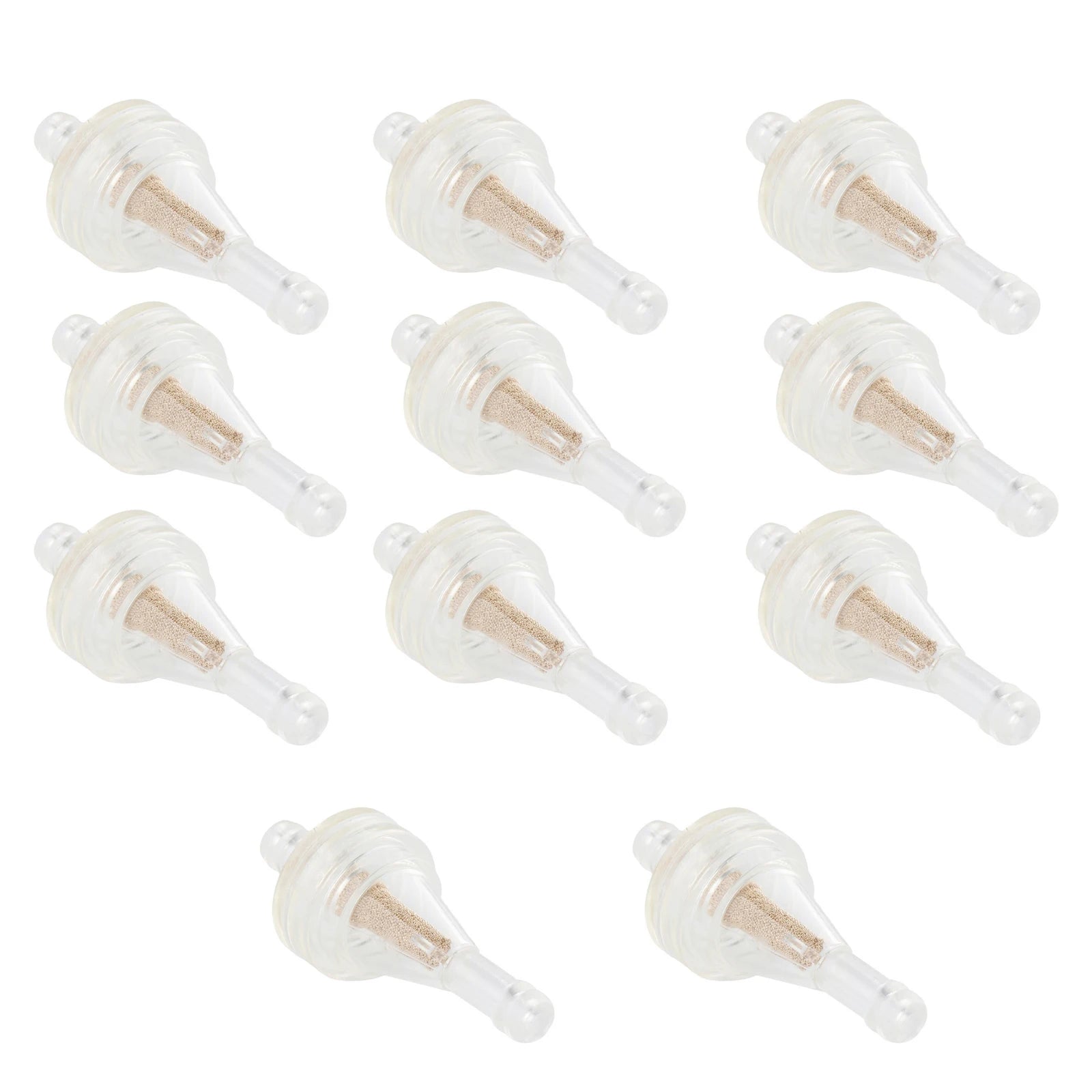 1 4 Inline Clear Gas Fuel Filters Replacement Small Plastic Universal