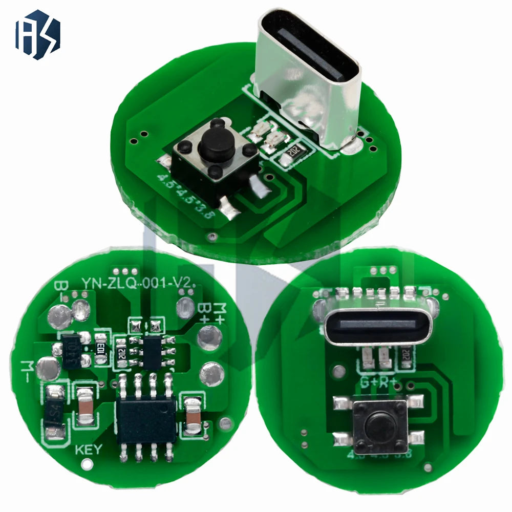 1S 3V 20W LED 10W-20W 3 2v-4 2v Type-c Three-speed Driver Board Zpaxo