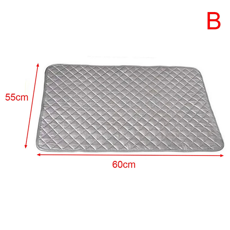 Portable Ironing Mat Laundry Pad Washer Dryer Cover Board Heat