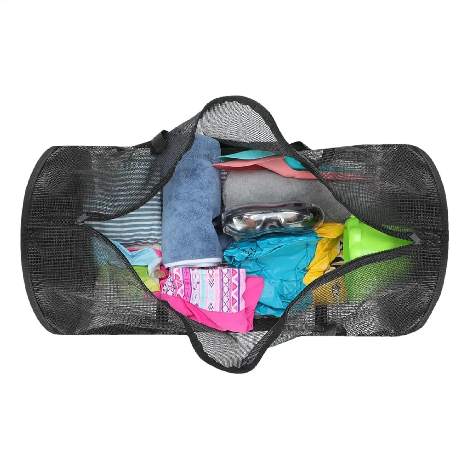 Foldable Mesh Swim Bag – Large Beach & Dive Gear Bag | Zpaxo Mesh Sports Bag Zpaxo