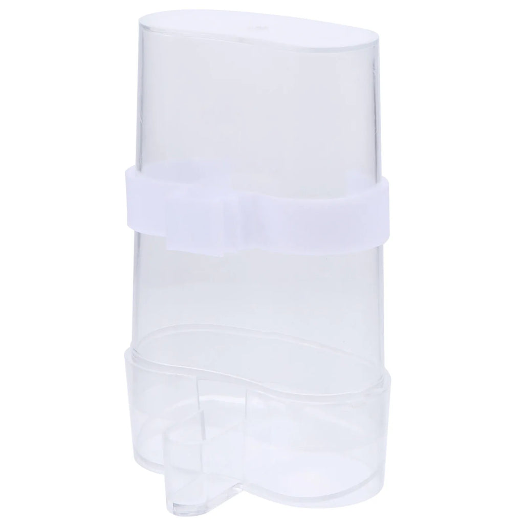 2Sets Automatic Bird Feeder Waterer Plastic Feeding Container Simple