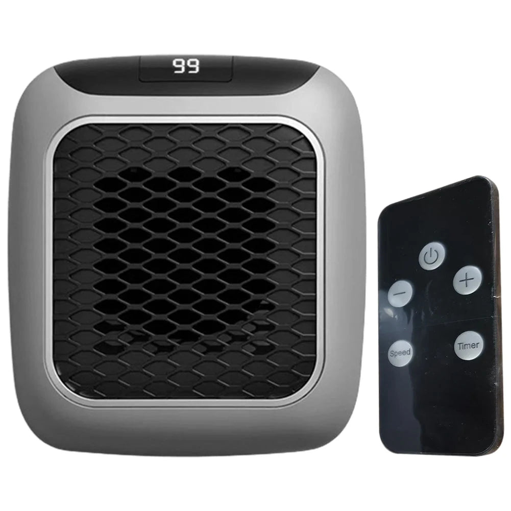 800W Mini Heater PTC Ceramic Fast Heating Bathroom Remote Control