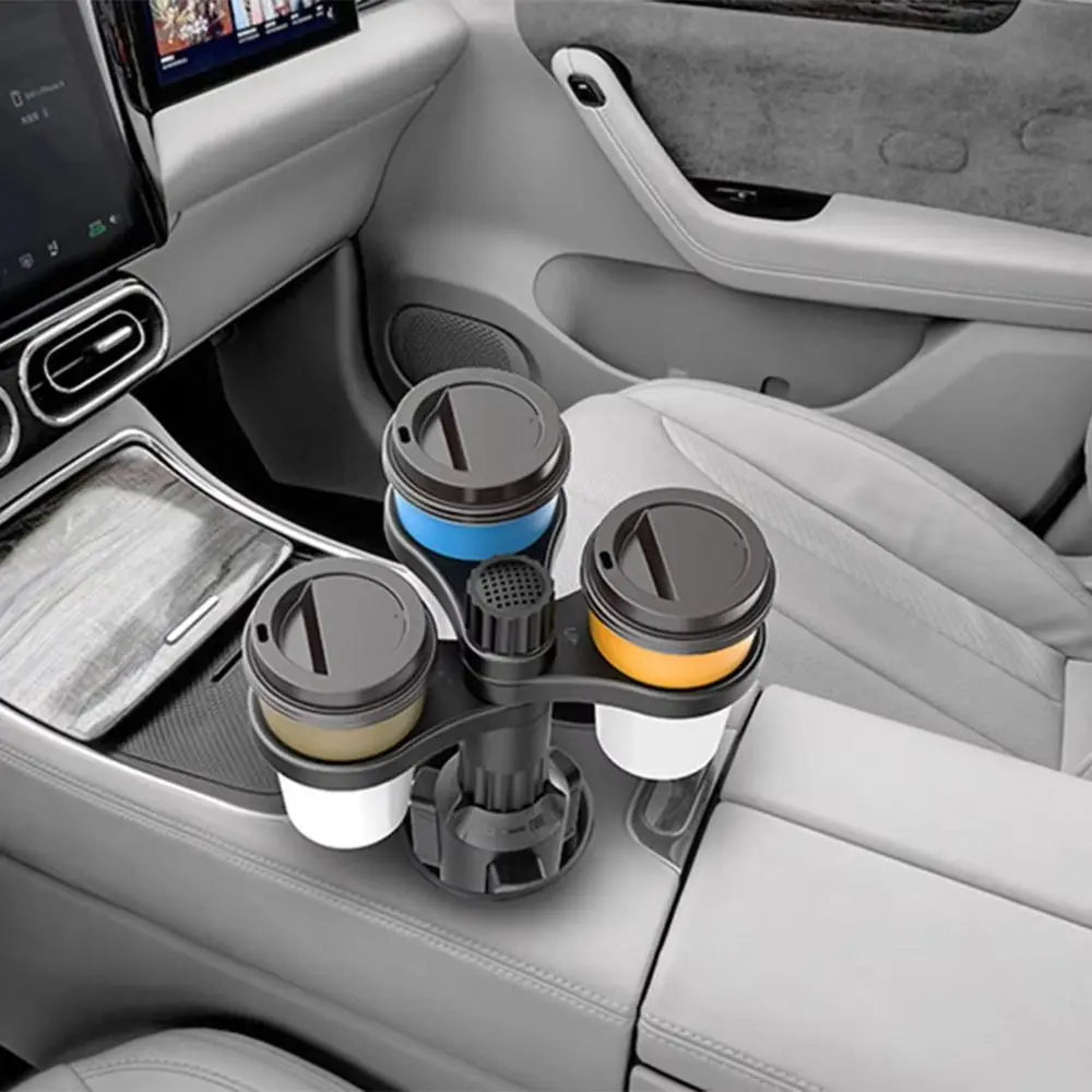 3in1 Car Drink Holder Adjustable 360 Degree Rotating Auto Cup Holder Vehicle Mounted Multifunctional Rotating Cup Holder Zpaxo
