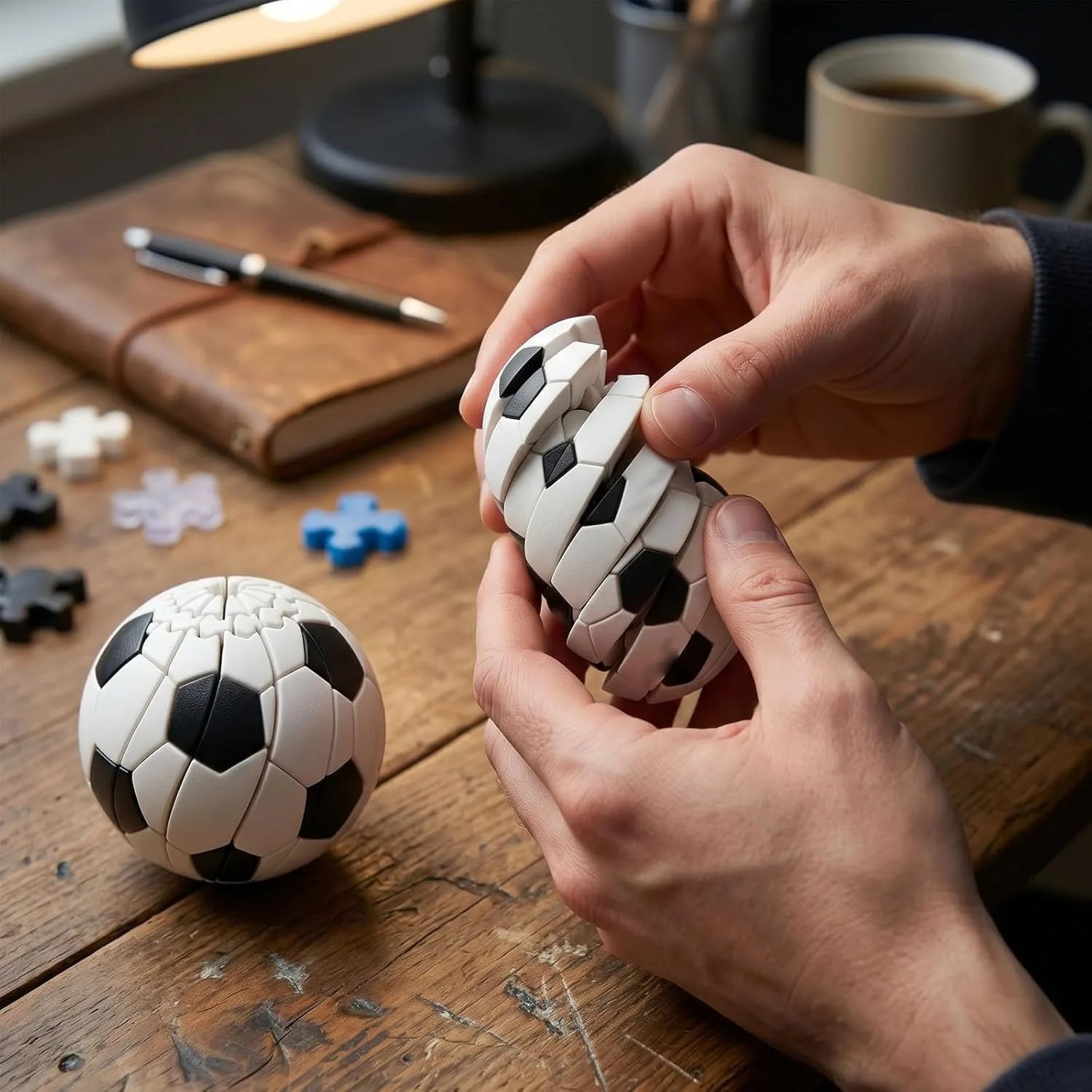 Baseball Fidget Ball 3D Printed Twist Turn Stress Relief Desk Relieve