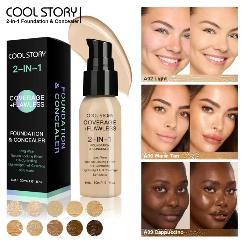 10 Colors Face Foundation Lasting Moisturizing Matte BB Cream Liquid