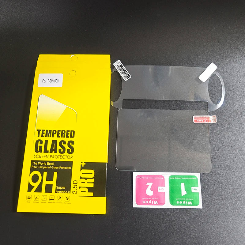 1 Set DIY Accessories Tempered Glass Clear Full HD Screen Protector Cover Front Back Film Guard For Psvita PS Vita PSV1000 Zpaxo