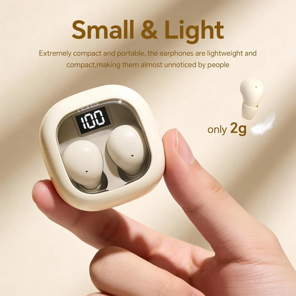 Smallest Wireless Bluetooth Invisible Earbuds Low Profile Micro Zpaxo