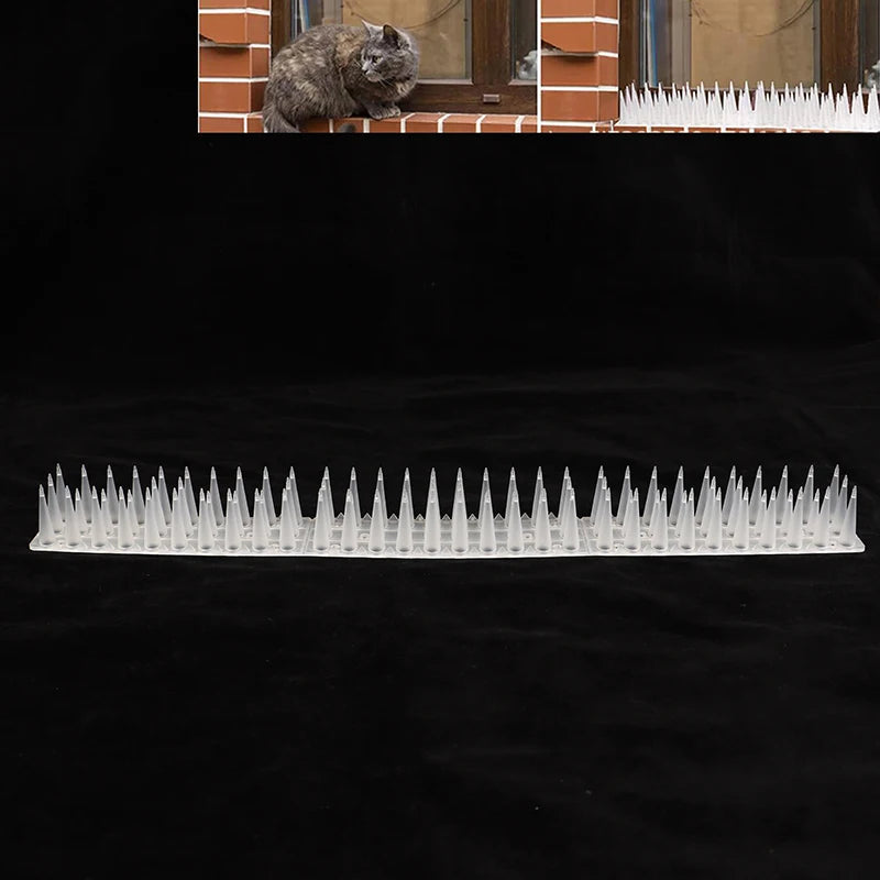 Garden Fencing DIY Accessories Plastic Spikes Transparent Squirrel Zpaxo