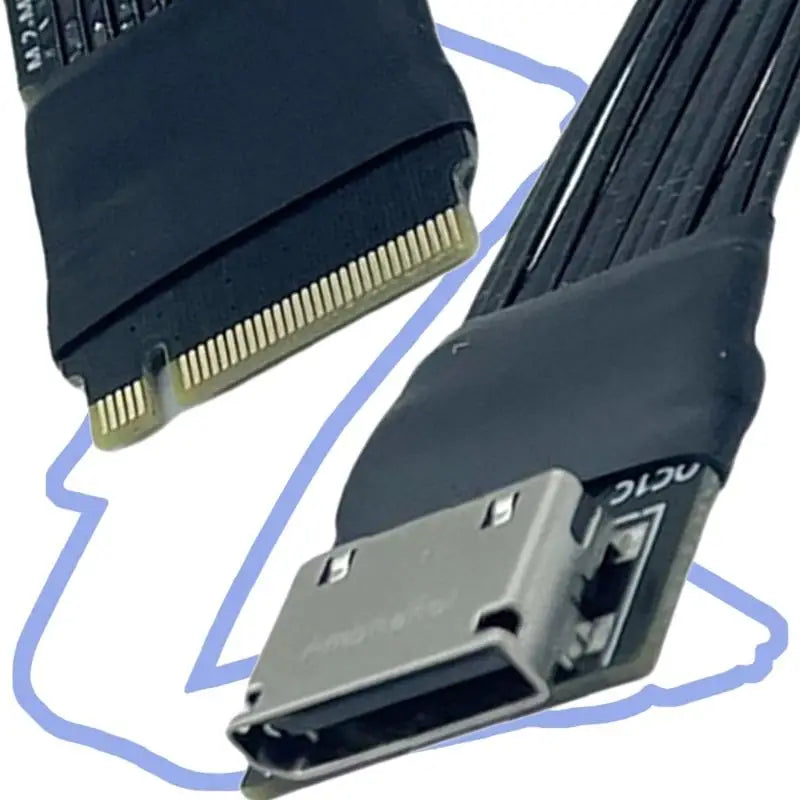 652F Server M 2 Oculink PCIe4 0 Adapter Fast Speed 64Gbps Shielded Zpaxo