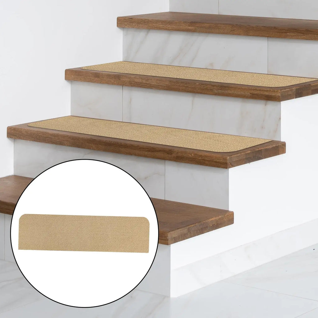 Anti-Slip Stair Tread Carpet 30x8in | Non-Slip Step Rug Mats Stair Tread Carpet Zpaxo