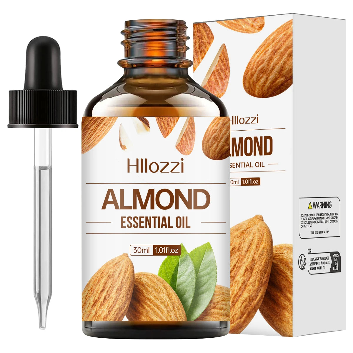 30ml Almond Essential Oil, Carrier Oil, Care Oil, Hydrating, Aromatherapy, Soap, Humidifier Zpaxo ALMOND 30ml