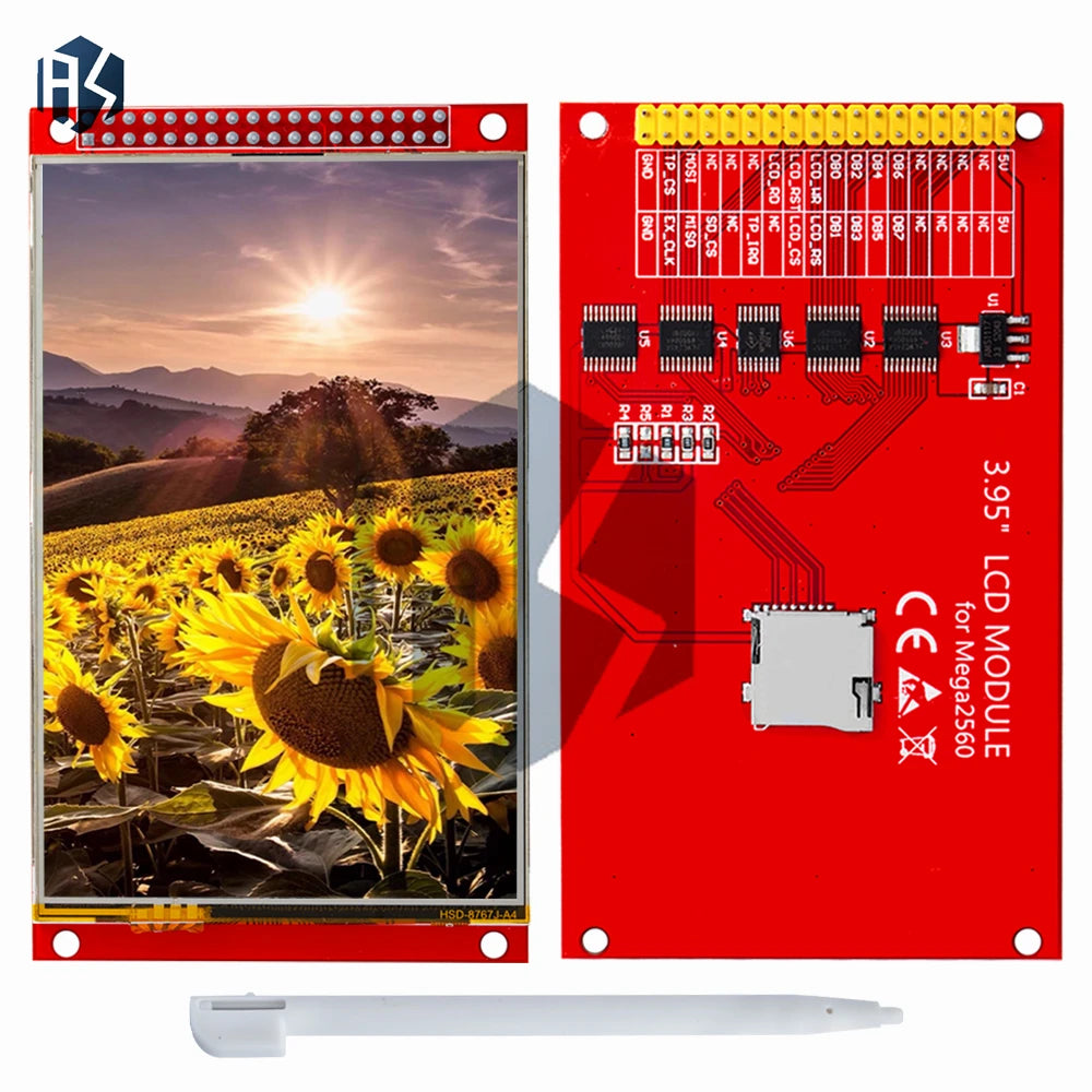 3.95"/4.0 Inch 320x480 ILI9488 TFT LCD Display Module with Touch Panel - 16-Bit Interface for Arduino for UNO and Mega2560 Zpaxo