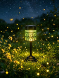 This Solar-powered Peony Projection Light IP65 Waterproof LED Outdoor