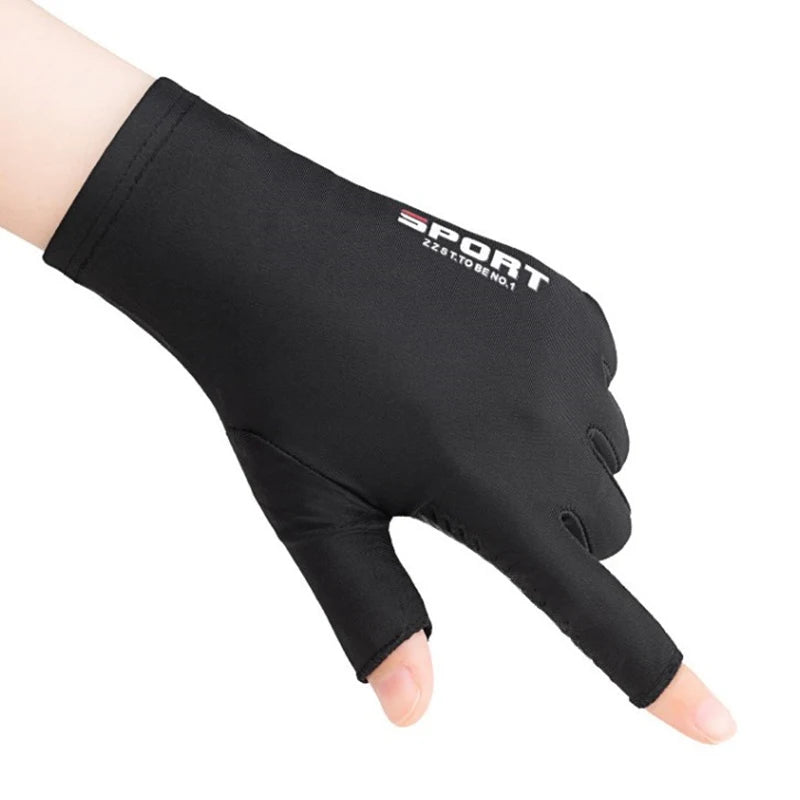 1 Pair Summer Breathable Men's Gloves Ice Silk Sun Proction