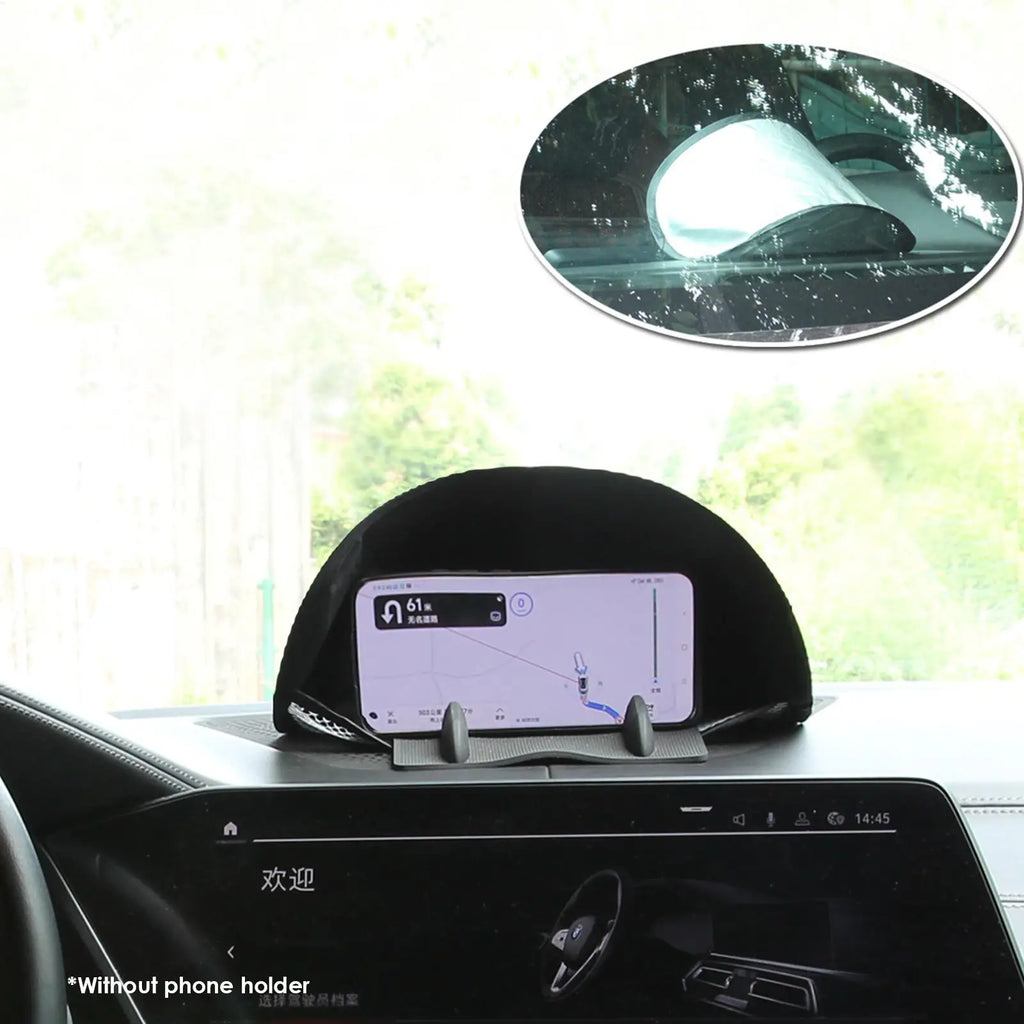 Navigation Sun Visor Anti-Glare Foldable Sunlight Block Navigation Sun Hood Cover Car Glare Visor GPS Sun Shade Cover Car Zpaxo