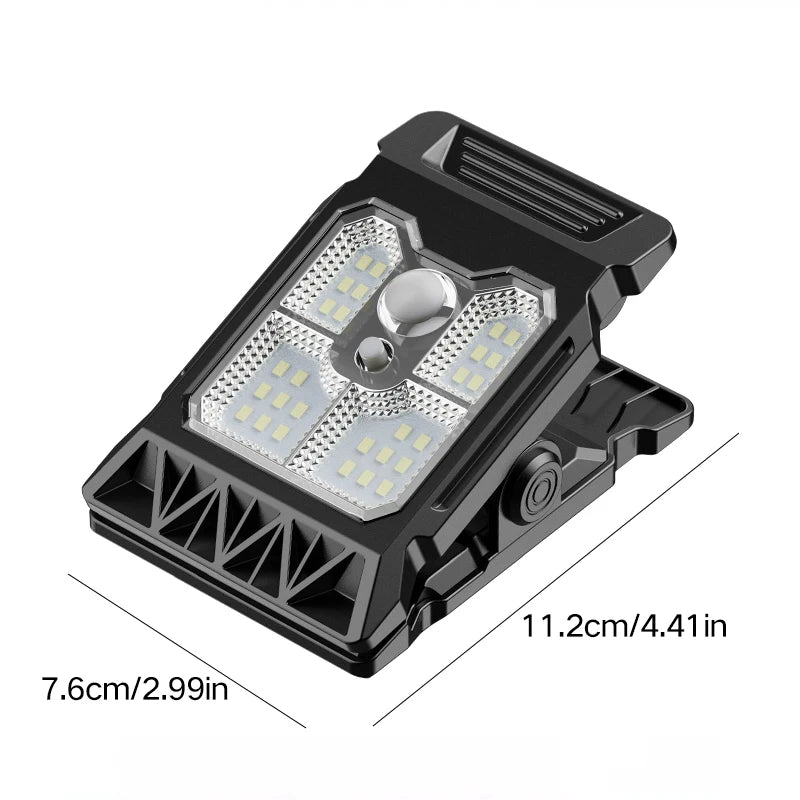 Upgraded Intelligent Sensing Solar Clip Lamp Outdoor Courtyard Garden