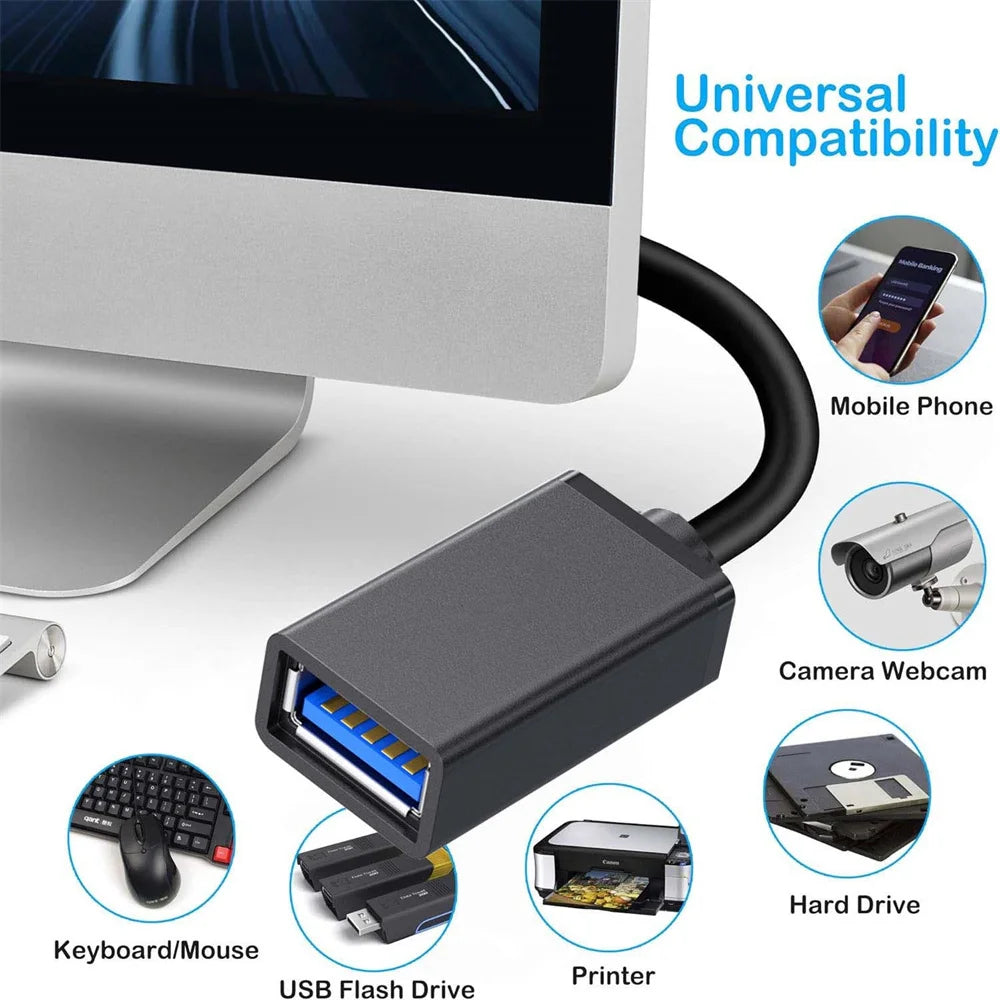5Gbps USB 3.0 Extension Cable – Male to Female USB-A Extender USB Extension Cable Zpaxo