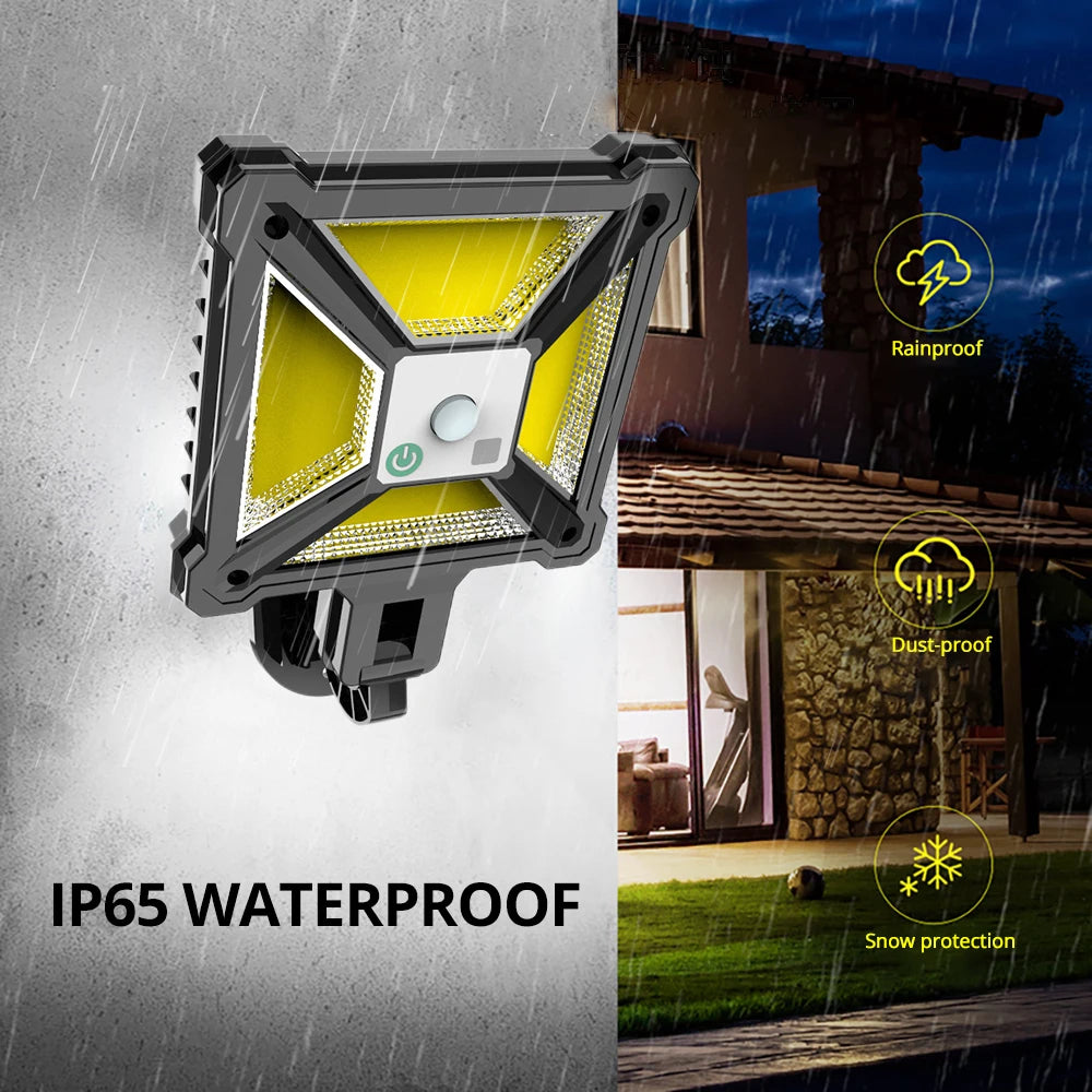 Solar Street Light Remote Control Outdoor IP65 Waterproof Motion Zpaxo