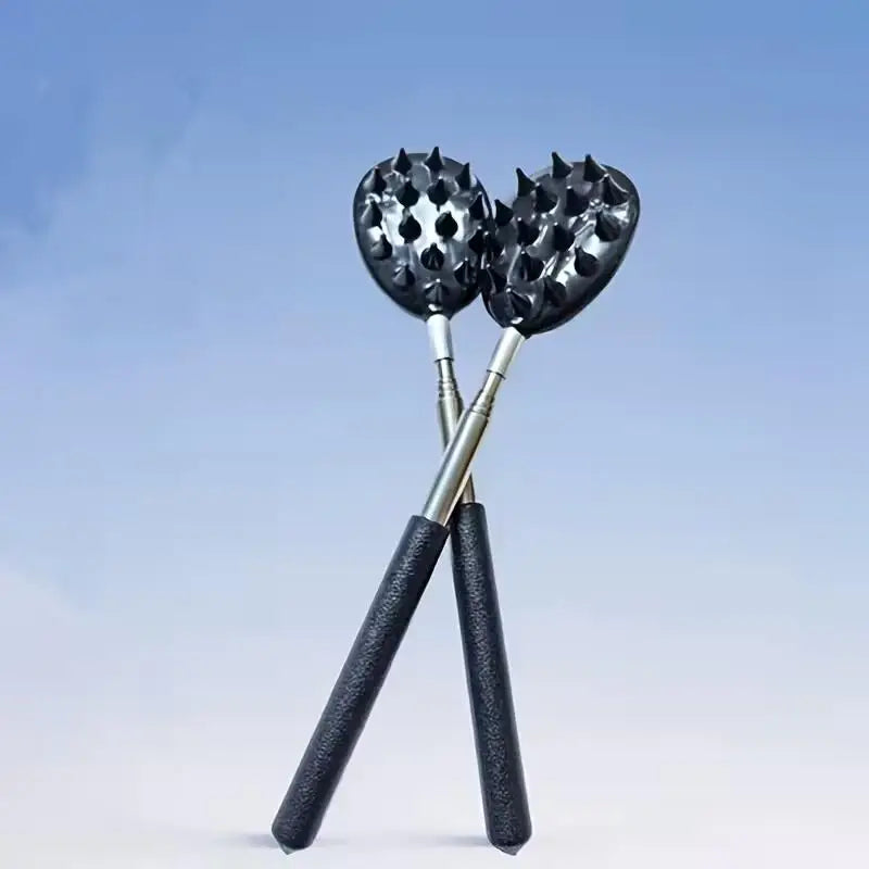 1pcs Extendable Cactus Back Scratcher – Heavy Duty PVC, 2 Spike Sizes, One-Handed Adjustable for Home & Travel Zpaxo